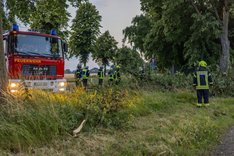 Mehrere Unwettereinsätze in der Ostheide